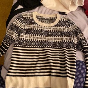 Madewell Holiday Festive Merino Wool Sweater